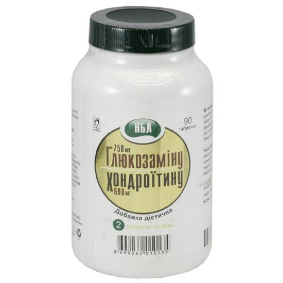 НБЛ Глюкозамін/Хондроїтин таблетки 1778мг №90